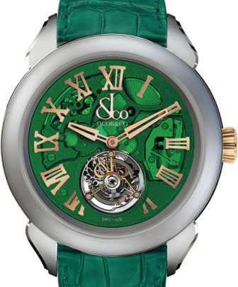 Review JACOB & CO PALATIAL FLYING TOURBILLON HOURS MINUTE 150.520.24.NS.QG.1NS Replica watch - Click Image to Close